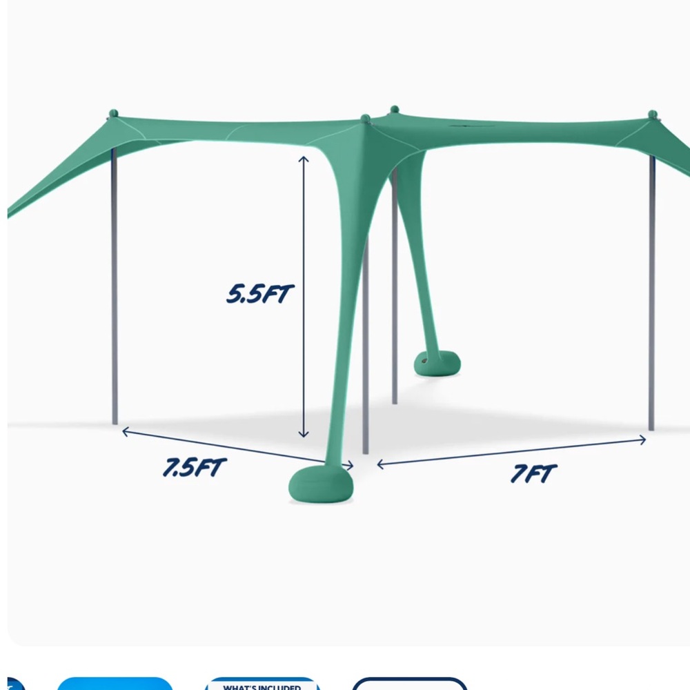 Sun Ninja 4 person beach tent NWT